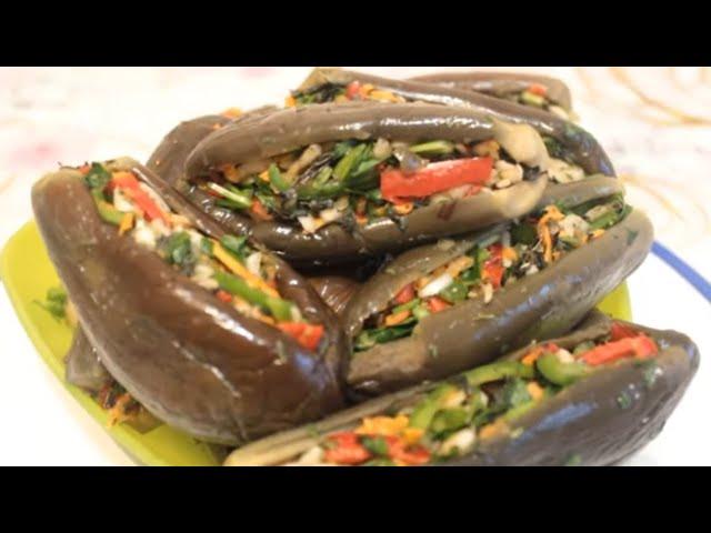 БАКЛАЖАНЫ-по Азербайджански, Маринованные на Зиму/Sirkə-badımcan turşusu/Azerbaijani Salted Eggplant