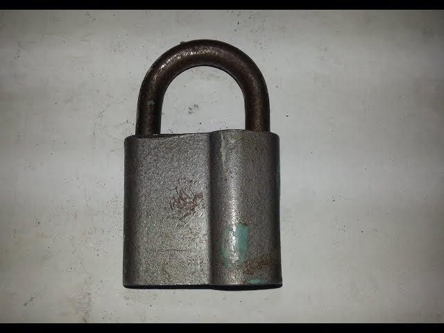 Ремонт навесного замка. Меняем секрет / Repair of a padlock.  We change the secret