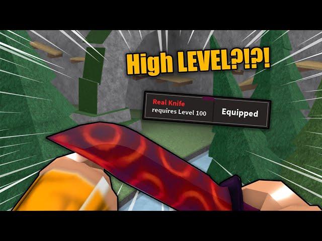 Using The Highest Level Weapons In  KAT Roblox