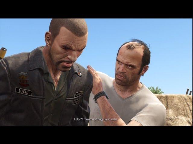 GTA V: Trevor Kills Johnny Klebitz From GTA 4 Lost and Damned