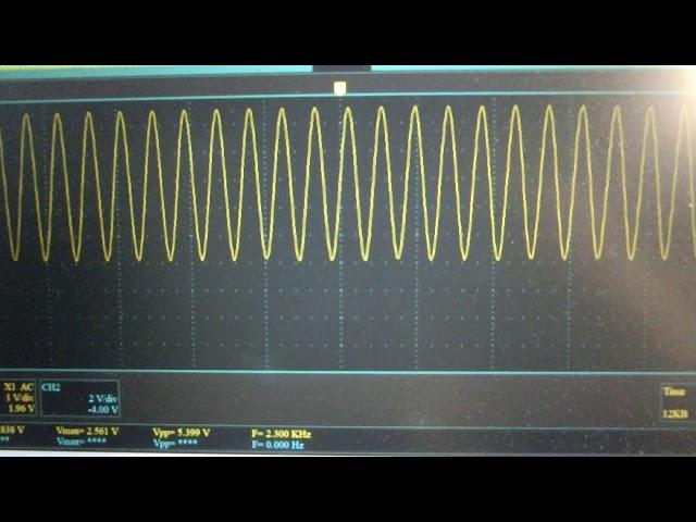 InstruStar ISDS205B DDS Sweep (300～3000Hz)