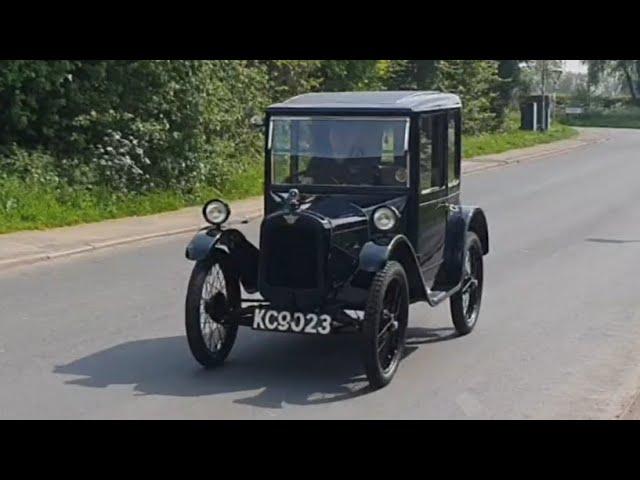 The very first Austin Seven Coupe back on the road