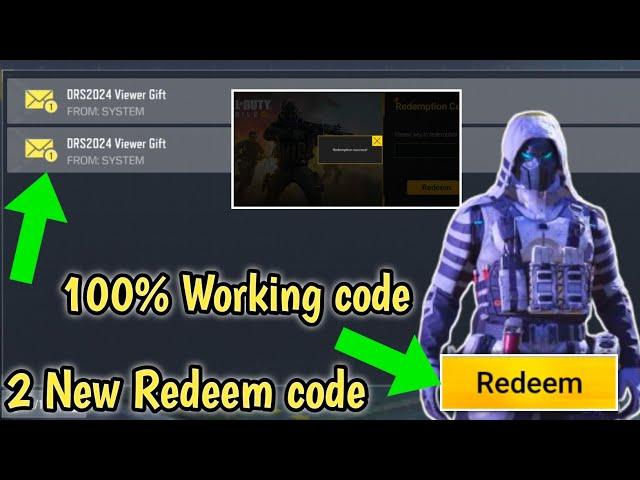 Today 2 New Redeem code cod Mobile 2024 | Call of duty Mobile Redeem code | cod Mobile Redeem code