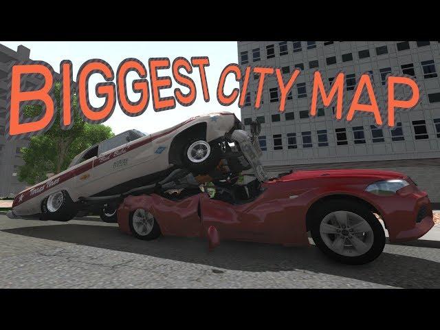 THE BIGGEST CITY IN BEAMNG.DRIVE? - LOS INJURUS