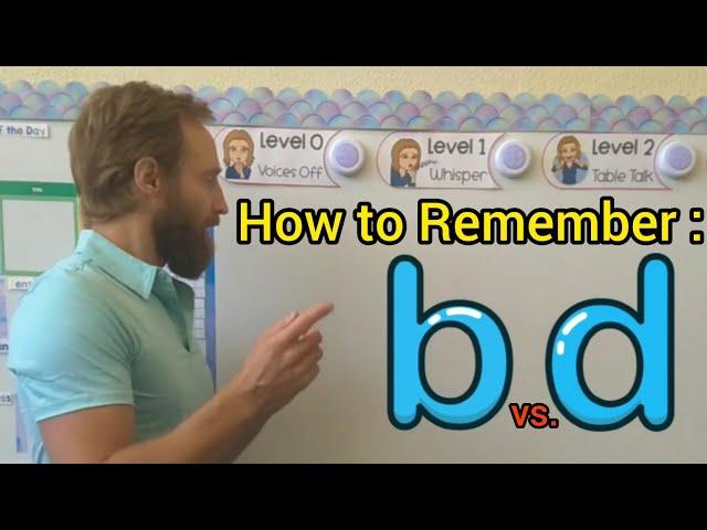 b vs. d Tricks to Remember! Mr. B's Brain - A Mini Lesson