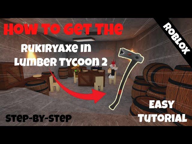 How To Get The *RUKIRYAXE/ SHARK AXE* In *LUMBER TYCOON 2* (2024)