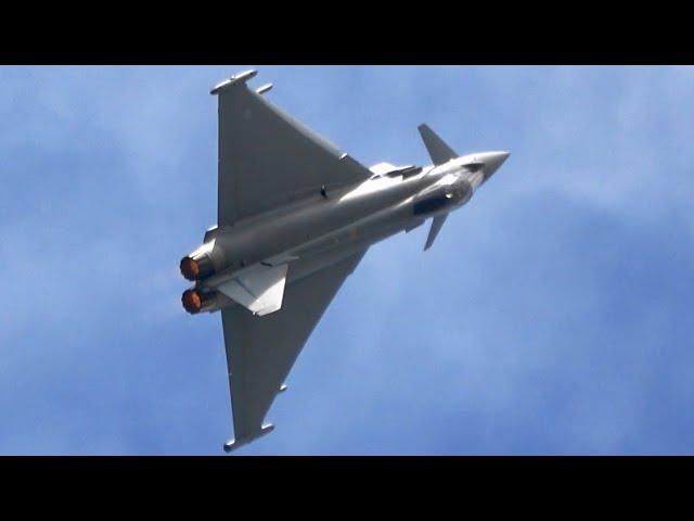 RIAT 2019 RAF Typhoon Solo Display The Royal International Air Tattoo