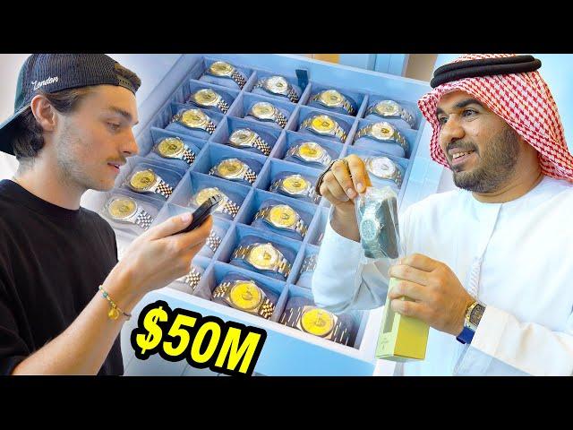 $50,000,000 Unseen ROLEX Royal Family Watches in Dubai