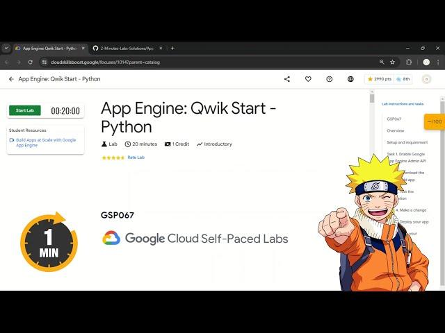 App Engine: Qwik Start - Python | #qwiklabs | #GSP067