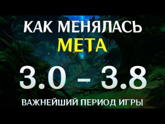 Как менялась мета в Genshin Impact с версии 3.0 до 3.8? Изменения меты в Genshin Impact (Часть 3)