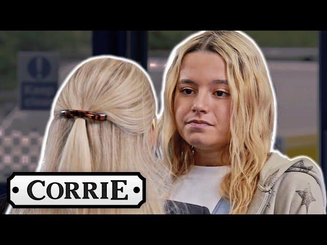 Betsy Reveals Joel Hurt Her To DS Swain | Coronation Street