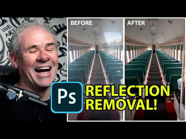 IMPOSSIBLE Reflection removal is here in Photoshop