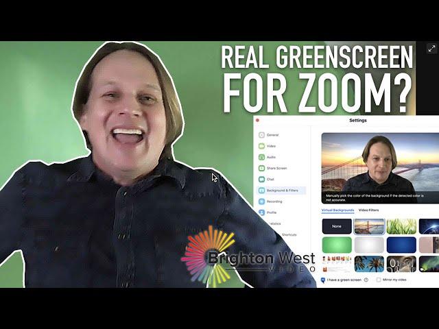 Why Use a Green Screen With Zoom