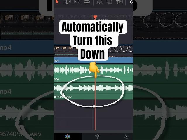Automatically DUCK your Music when You Speak - DaVinci Resolve