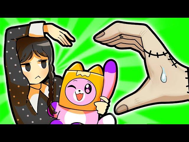 WEDNESDAY FINGER HEART CHALLENGE! (LANKYBOX ANIMATION AND MORE!)