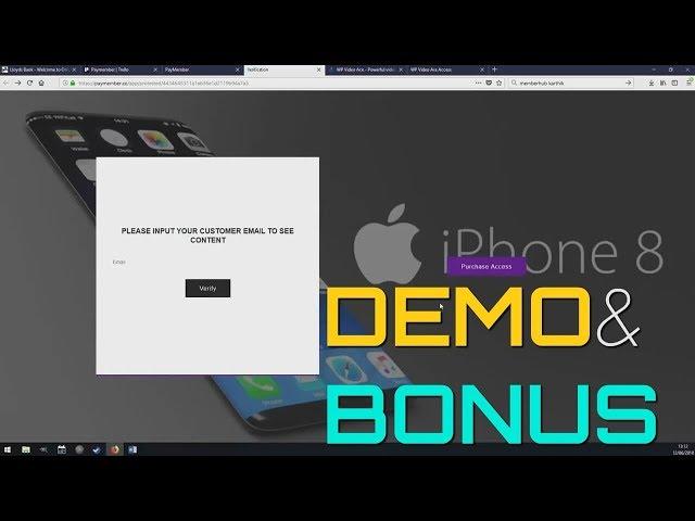 PayMember Demo Bonus - 100% Automatic PayPal Protect Any Content On Your Site