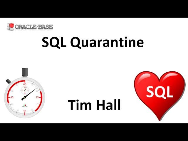 Resource Manager : SQL Quarantine in Oracle Database 19c Onward