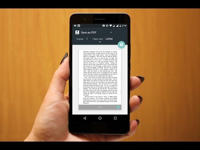 How to Convert Image to PDF in Android (No App)