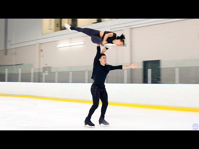 "Leave a Light On", Lori-Ann Matte & Thierry Ferland, Senior Pairs Free Program 2022-2023