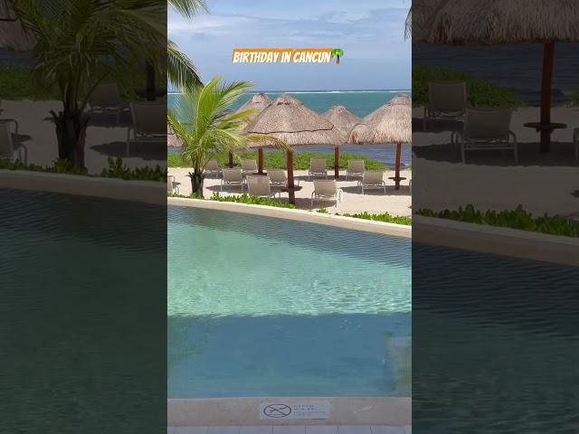Oceanfront Swim Up Suite Secrets Riviera #shorts #cancun  #vacation #luxurylifestyle