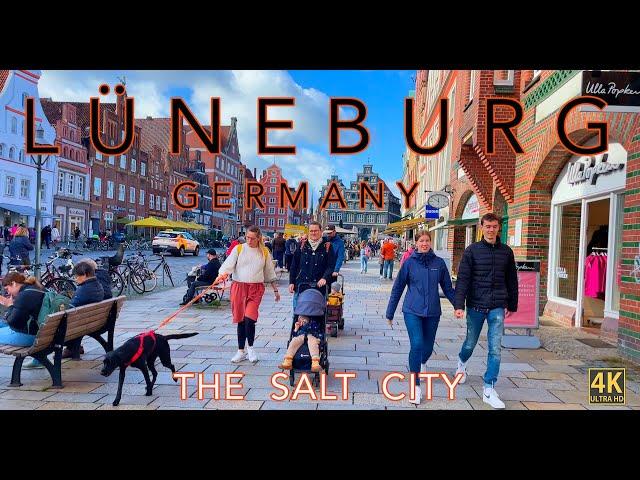 Lüneburg,  Germany  | A Vibrant Sunny Summer ️ 4K Walking Tour in the iconic German SALT City