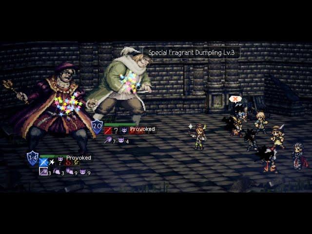 Octopath COTC F2P Beating Merchant Tower EX5