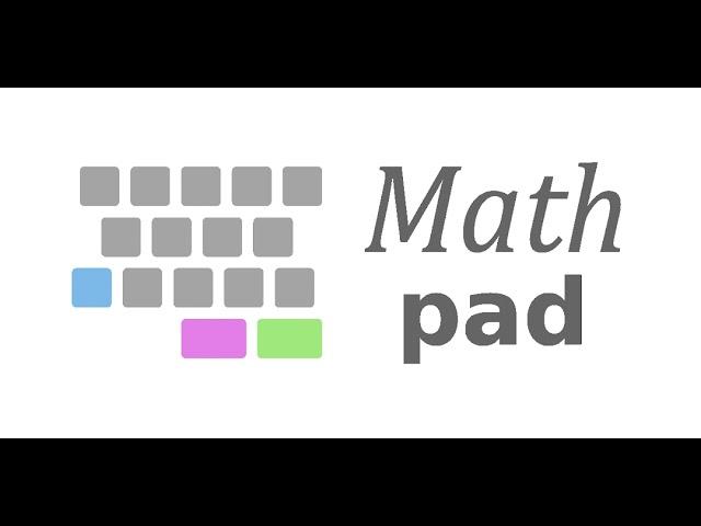 GitHub - Summa-Cogni/Mathpad: A mathematical keypad for students and professionals