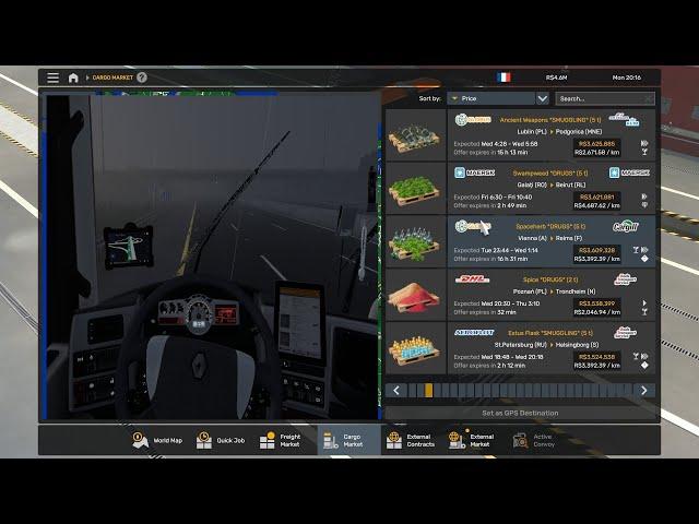 ETS2 1 50  ILLEGAL CARGOS  [ DRUGS, STOLEN ITEMS, WEAPONS, ILLEGAL PRODUCTS, SMUGGLING CARGOS ]