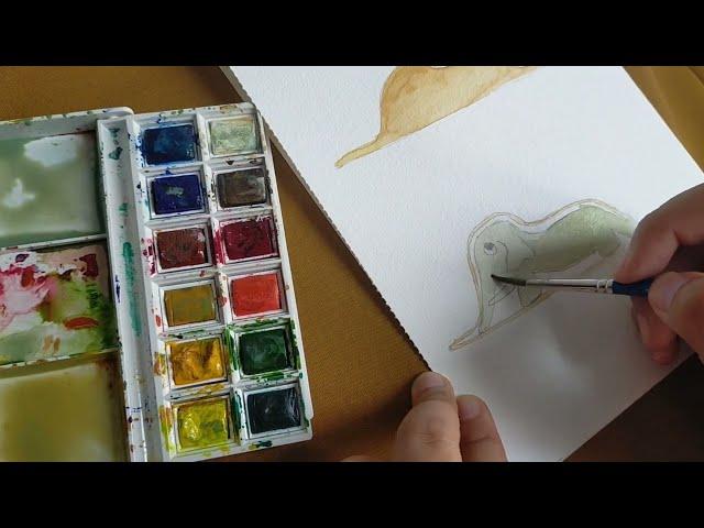 #therARTphy: Painting "Le Petit Prince" as a Gift Card 