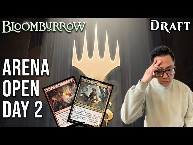 Disaster Strikes With $2000 On The Line | Arena Open Day 2 Draft 1 | Bloomburrow Draft | MTG Arena