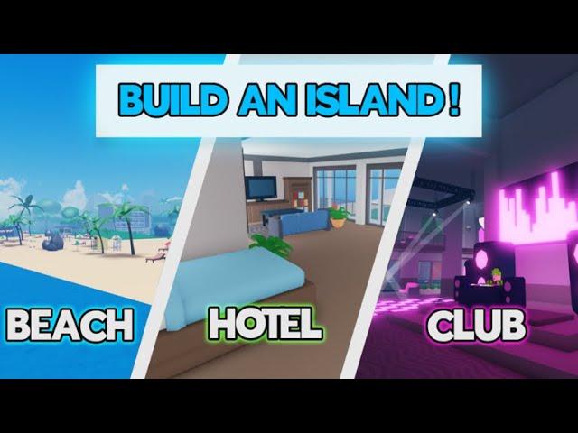 Building My Entire Island in 15 Minutes in Roblox My Island Resort