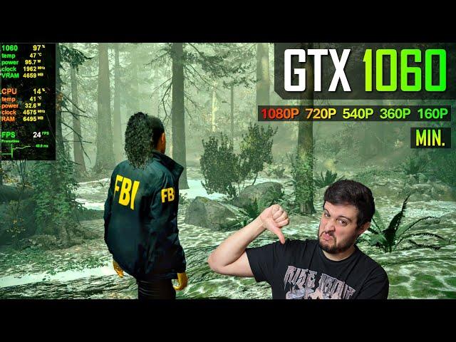 GTX 1060 in Alan Wake 2 - The Patch didn't save this one!