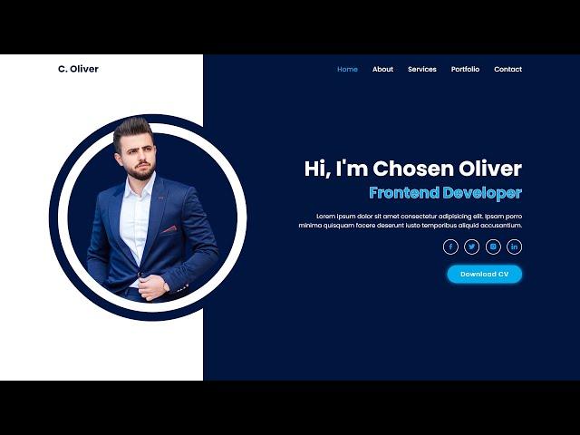 Portfolio Website HTML CSS