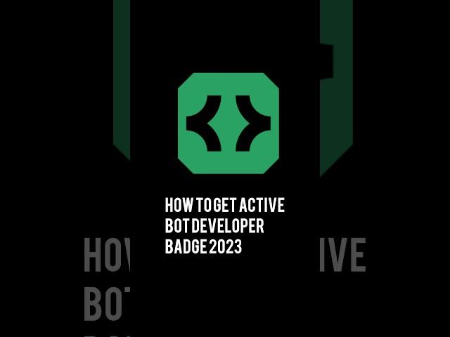 how to get active developer badge discord 2023