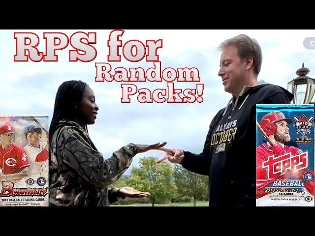 ROCK PAPER SCISSORS FOR RANDOM PACKS!  2018 PACKS!