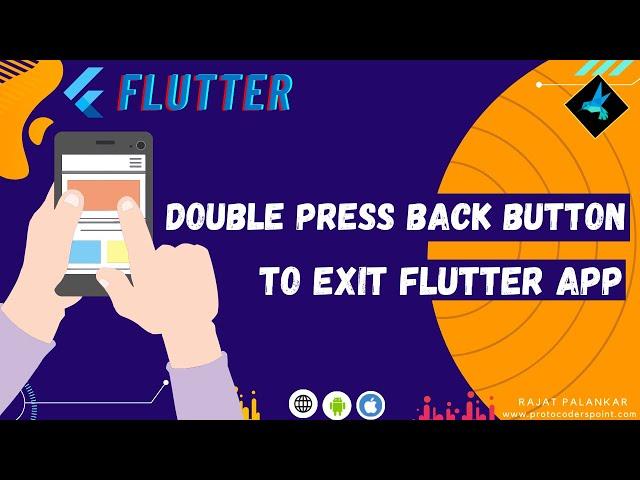 How to Implement double back button press to exit your flutter app