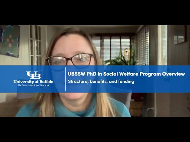 UBuffalo Social Work PhD in Social Welfare Program Overview