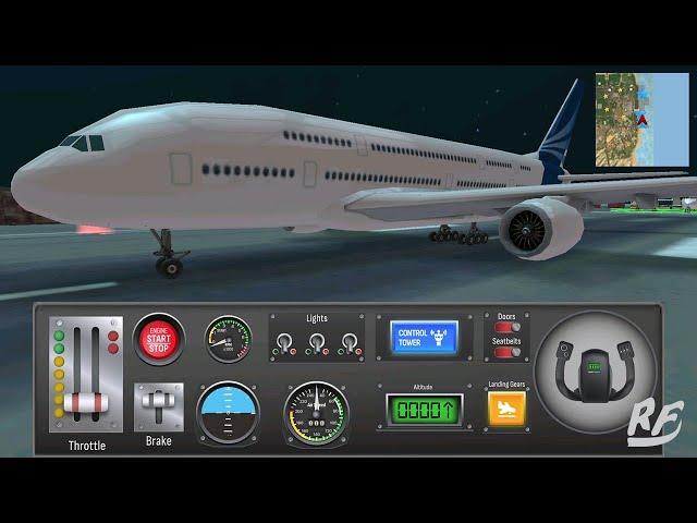 Airplane Takeoff and Landing in Airplane Pro Flight Simulator