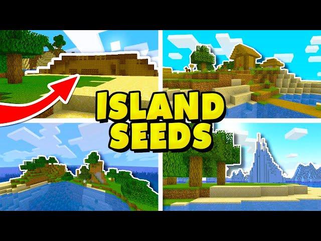 TOP 20 SURVIVAL ISLAND SEEDS For Minecraft 1.16.5! (Minecraft Java Edition Seeds)