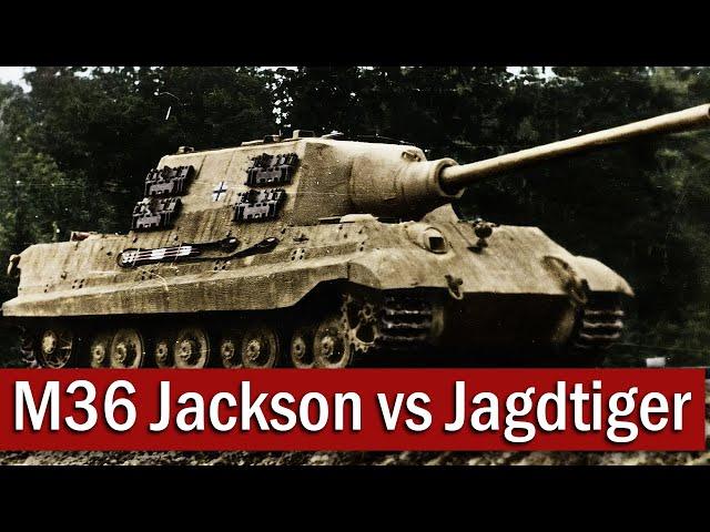 M36 Jackson vs Jagdtiger | January 1945 | Tank Duel