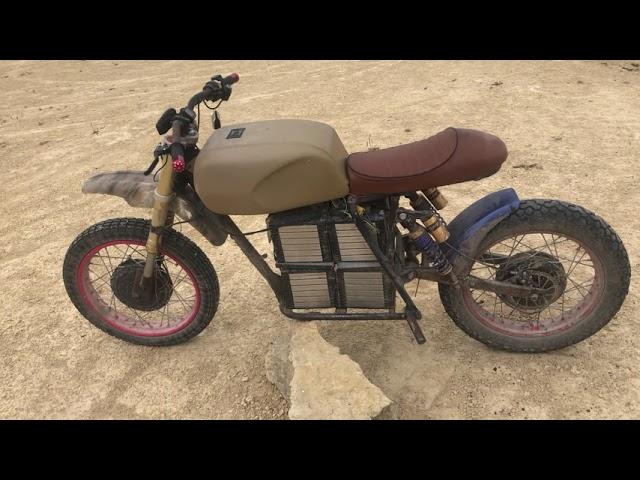 Электромотоцикл  кастом тюнинг scrambler cafe racer своими  руками из  мотоцикла Днепр и  Иж