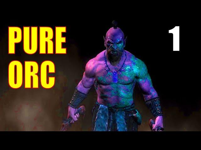 Skyrim HARDCORE PURE ORC BUILD Walkthrough - NO Magic, No Potions, No Cheats - Part 1, Kickstart