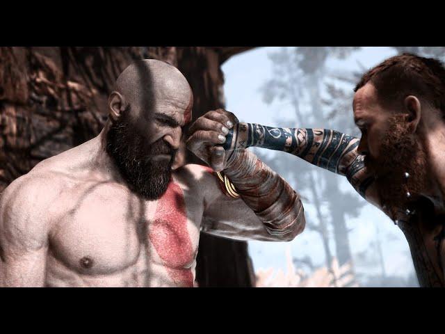 Armor Less Kratos VS The Stranger | GIVE ME A GOD OF WAR | GOD OF WAR 2018 |