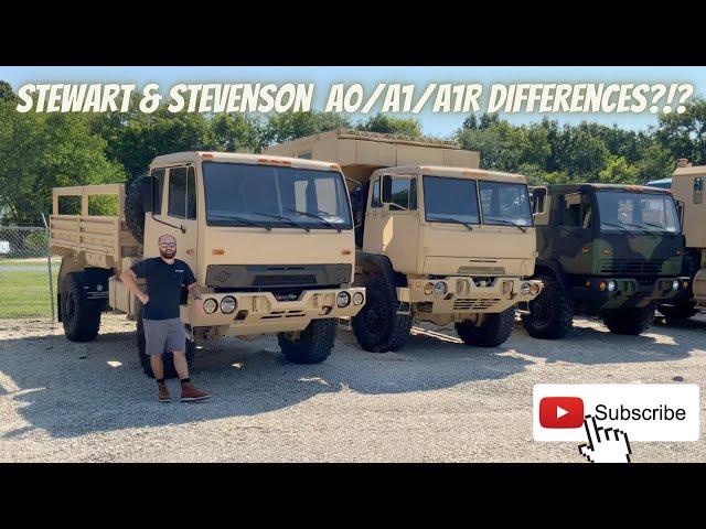 Overview of the A0/A1/A1R Stewart & Stevenson Military Trucks