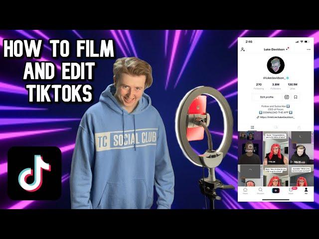 How To Edit A TikTok With A Verified Creator | Luke Davidson