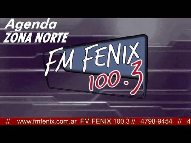 Agenda zona norte (23/10/2024) Fm Fenix 100.3 #radioenvivo #fnx1003