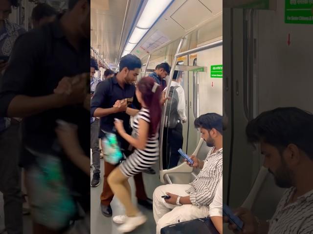 Prank in metro   #shorts