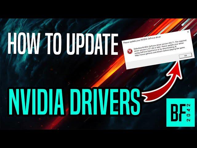 Please Update Your NVIDIA Driver - Problem Fixed | Battlefield 2042