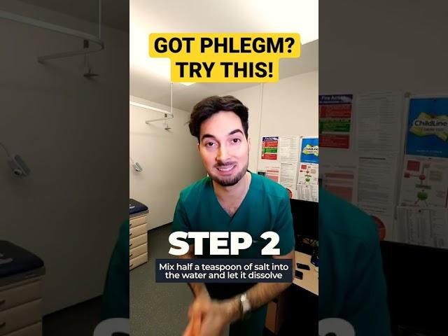 Got Phlegm? Learn How To Get Rid Of Phlegm!  #shorts #phlegm