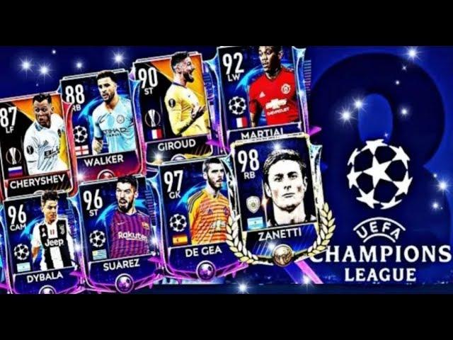 FIFA Mobile 19 - New CHAMPIONS LEAGUE Pack Opening! OMG 98 De Bruyne and 98 Zaneti Master Players!